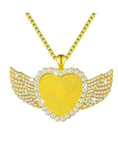 Customizable Memorial Heart Necklace