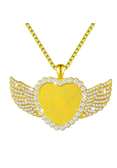 Customizable Memorial Heart Necklace